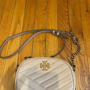 Tory Burch blush pink cross body bag